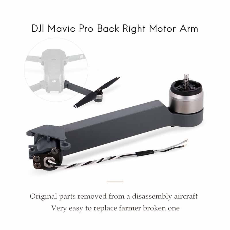 Mavic Pro Motor Arm With Cable Spare parts DJI Mavic pro Arm with motor Repair Accessories