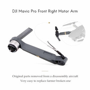 Mavic Pro Motor Arm With Cable Spare parts DJI Mavic pro Arm with motor Repair Accessories