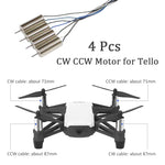 4Pcs/Set for DJI Tello Clockwise Motor and Counterclockwise Motor for DJI TELLO CW CCW RC Motor Repair Part Accessories