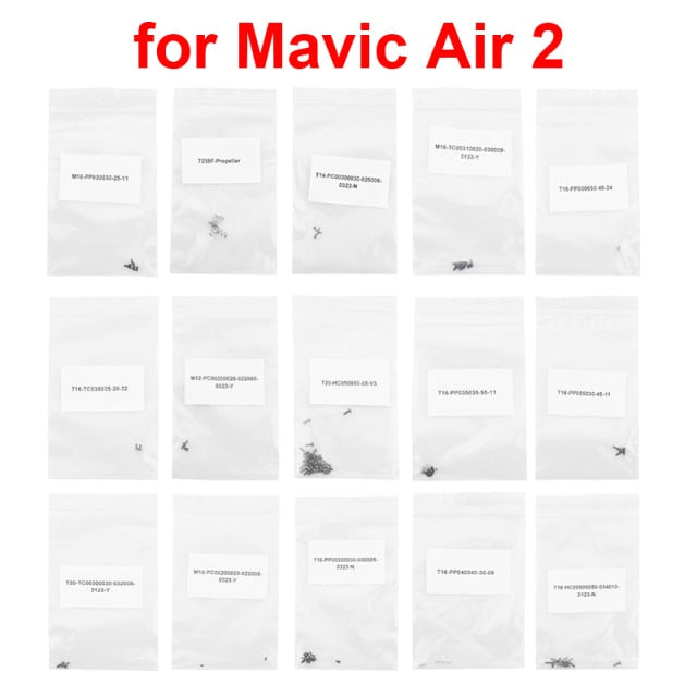 Screw Kit Set For DJI Mavic Air 2 _ Replacement Repair Parts Package for Mavic Air 2