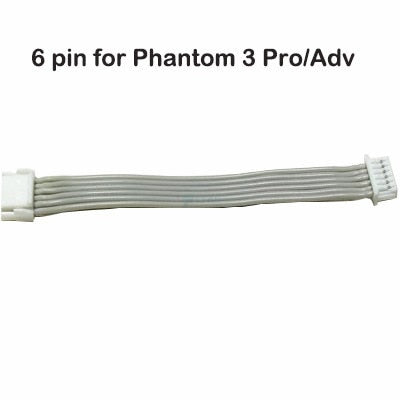 6 pin/8 pin Gimbal Camera/Wifi Drone Connector Cable for DJI Phantom 3 Pro/ADV