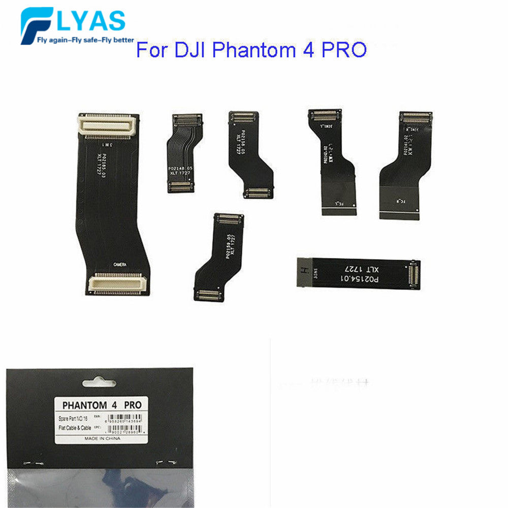 Genuine Spare Part 16 Flat Cable & Cable Flex for DJI Phantom Pro 4 Drone Body Wire Repair Parts In Stock